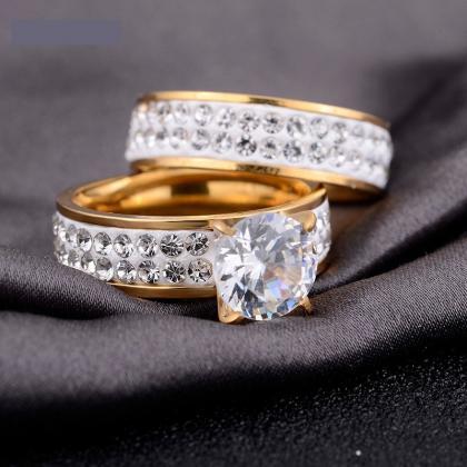 Stunning 2pc Set Gold Plated Stainl..