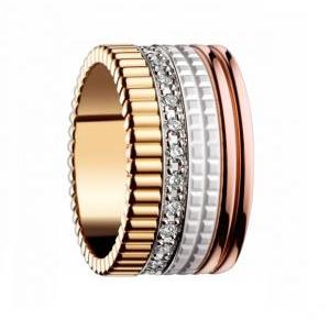 Luxury 4-toned Stainless Steel Ring Band -..