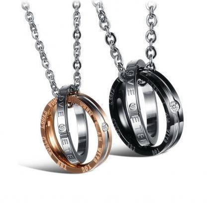 Couple Necklace Set - For Him & For..