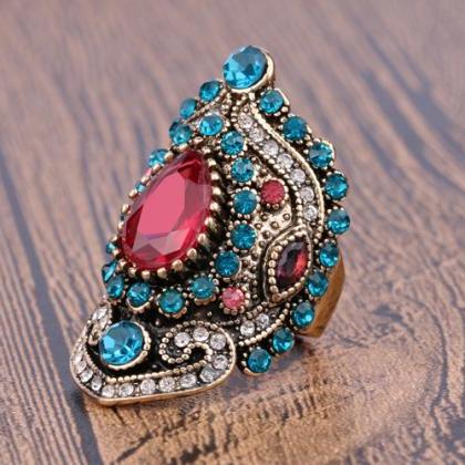 Luxurious Turkish Pink Mosaic Sapphire Crystal..