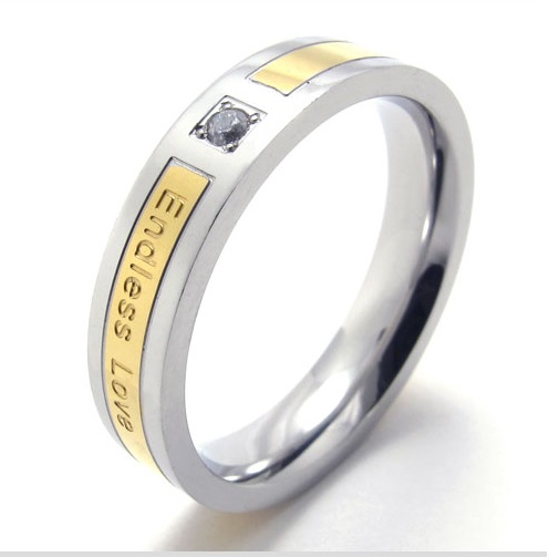 Endless Love Promise Ring Band for Her - 5 thru 9 (available in 2 colors)