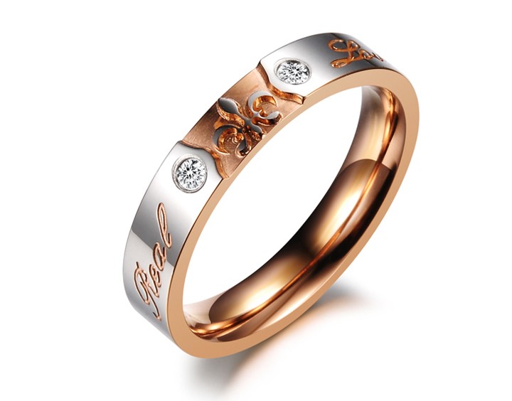 Him & Her Gothic Style Matching Couple Ring Set Promise Ring (avail Sizes 5 Thru 10) on Luulla