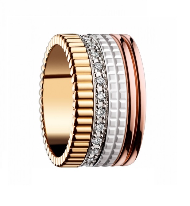 Luxury 4-Toned Stainless Steel Ring Band - Available Sz 6 Thru 9 on Luulla